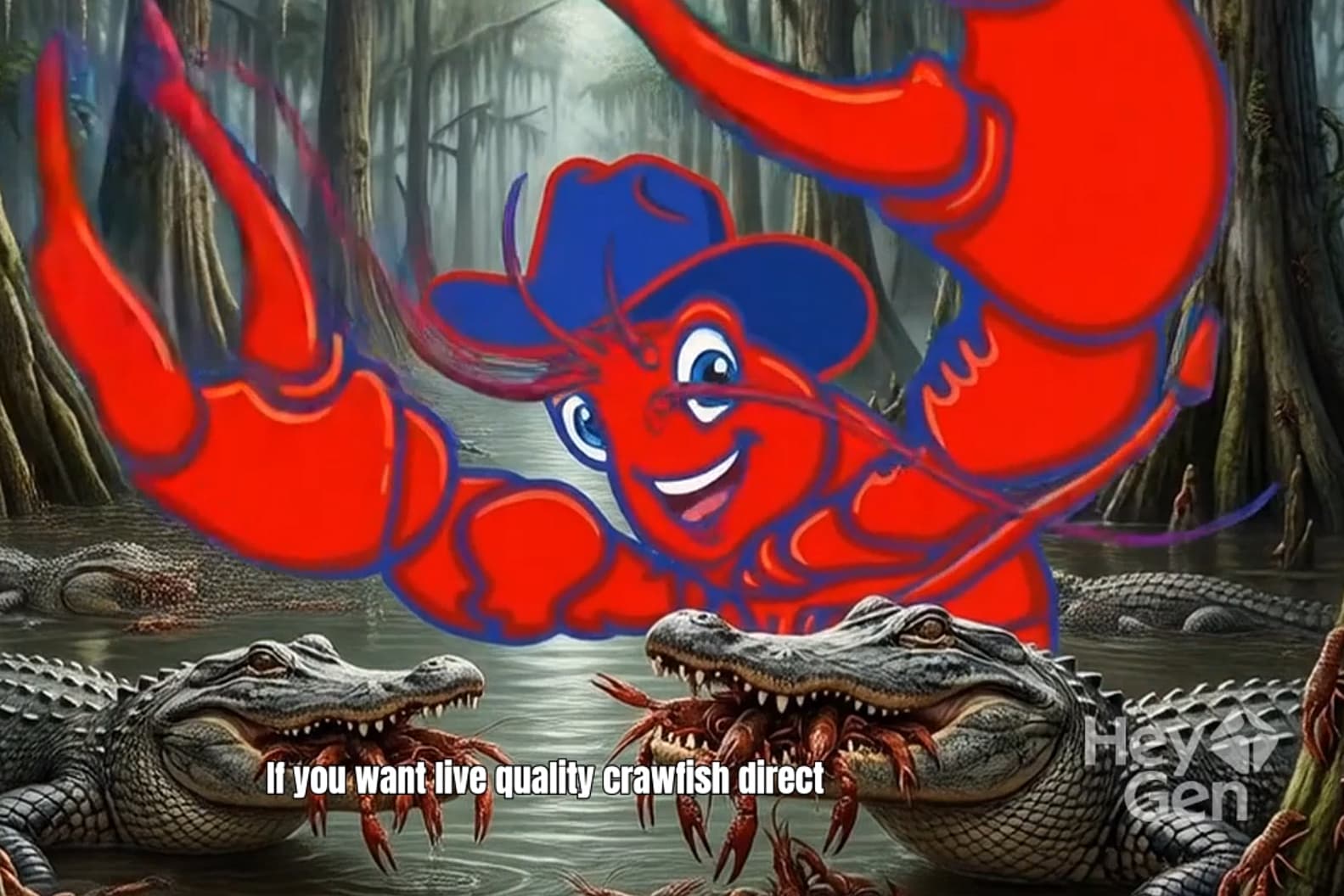 1-800-CRAWFISH Logo Video